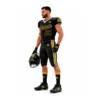 Black Gold American Football Uniform Faish Sports