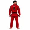 Red BJJ Gi Custom Jiu Jitsu Uniform by Faish Sports
