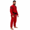 Red BJJ Gi Custom Jiu Jitsu Uniform by Faish Sports