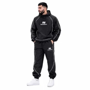Custom Sports Windbreaker Black Team Track Jacket by Faish Sports
