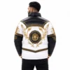 Black White Designer Puffer Jacket Premium Winter Jacket by Faish Sports
