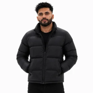Classic Black Puffer Jacket Premium Men's Winter Jacket by Faish Sports