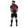 Custom Volleyball Uniform Black Red Team Kit by Faish Sports