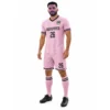 Pink Volleyball Jersey Set Custom Team Uniform by Faish Sports